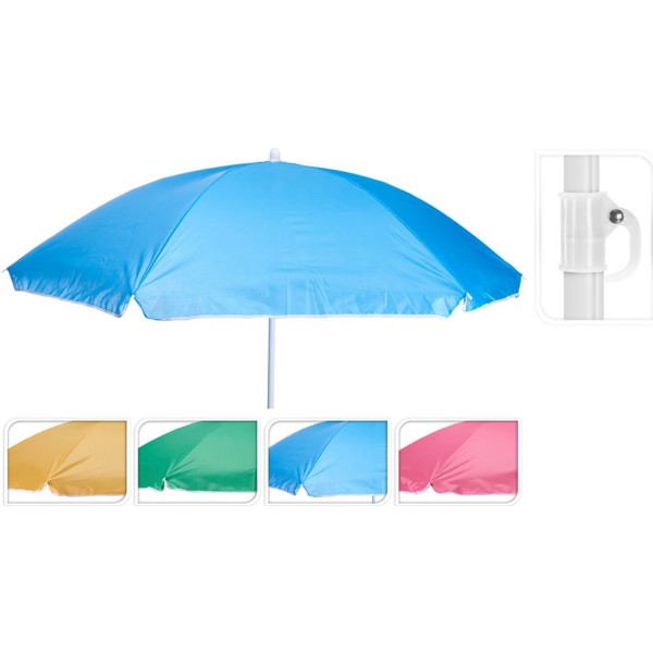 Sombrilla de playa, colores surtidos, ø150 x 160 cm